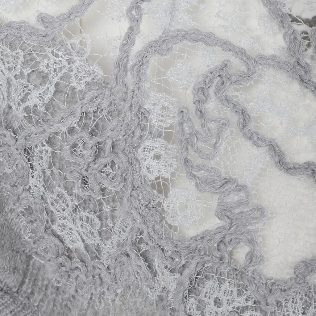 Lace-Trim Knitwear