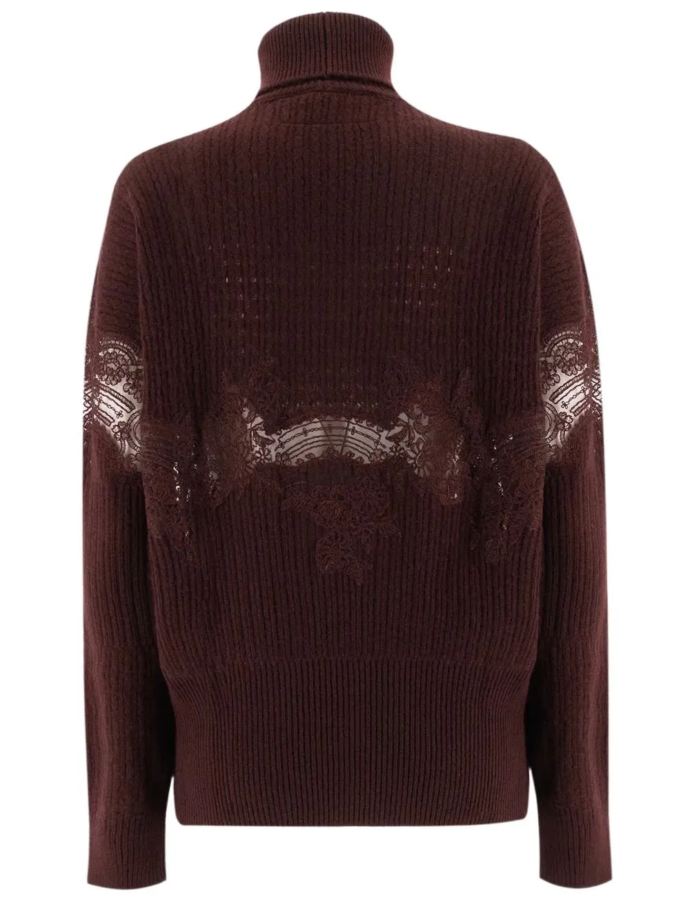 Lace-Trimmed Knitwear