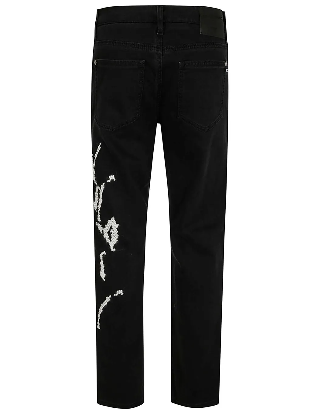 Slim Embroidered Jeans