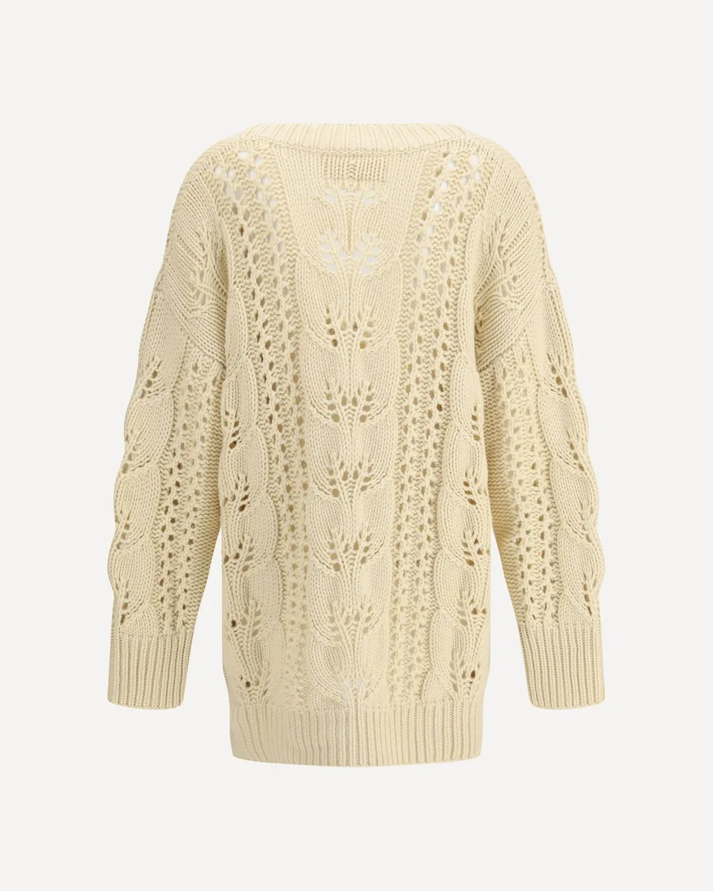 Perforated Cashmere Cardigan