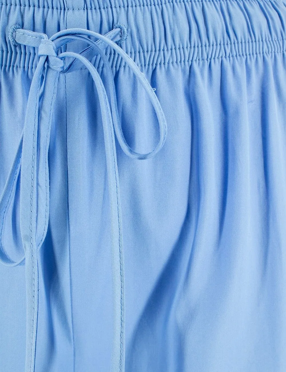 Drawstring Wide-Leg Pants