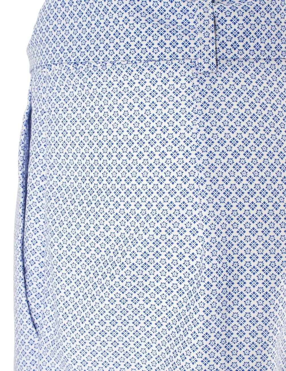 Lace-Detail Wide-Leg Pants