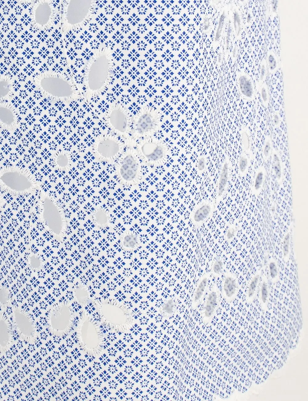 Lace-Detail Wide-Leg Pants