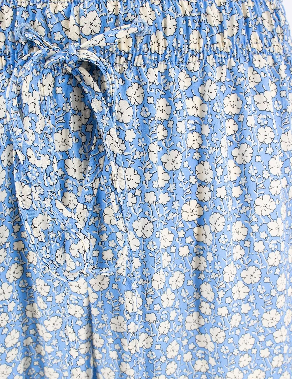 Floral Silk Pants