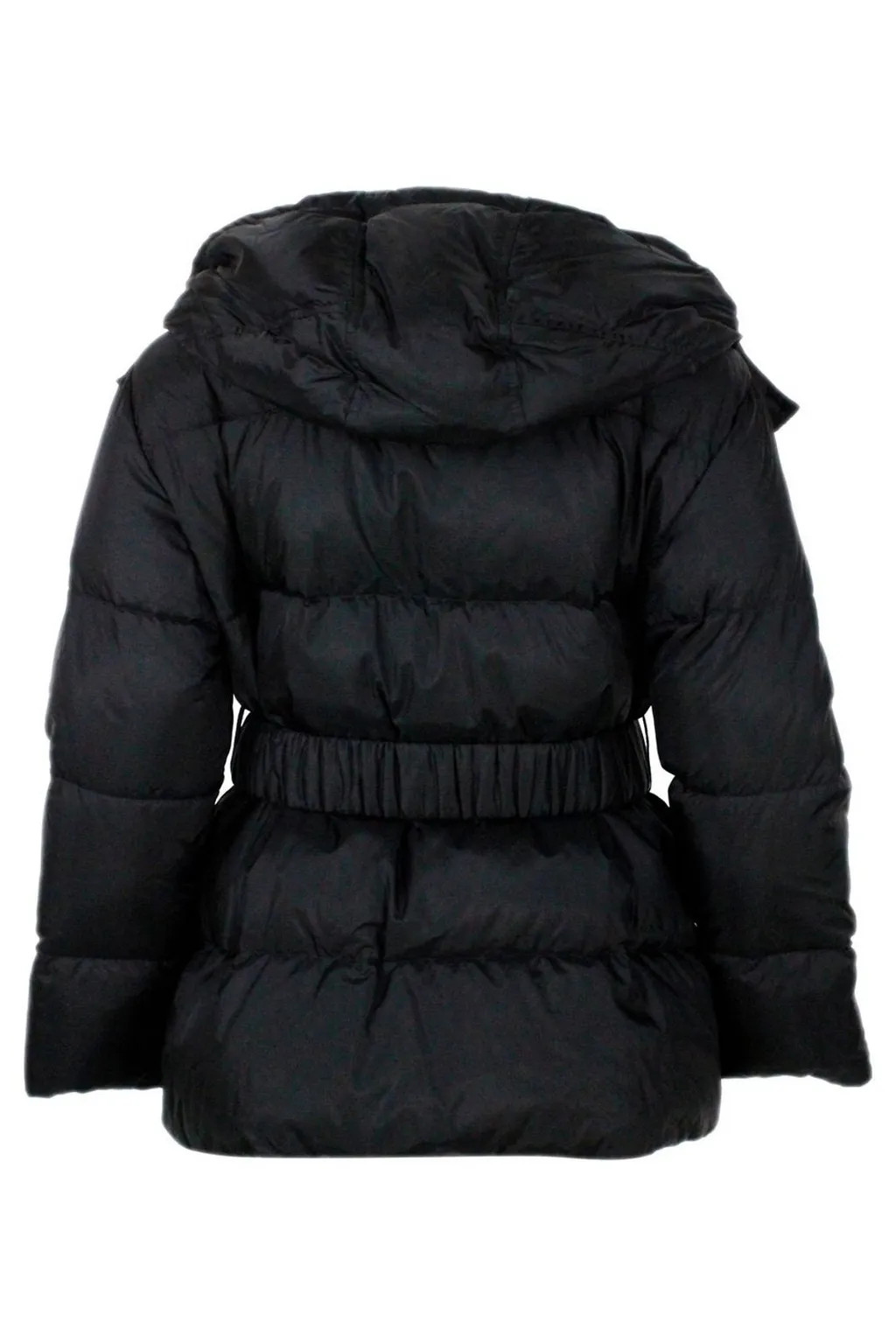 Logo Embroidered Hooded Jacket
