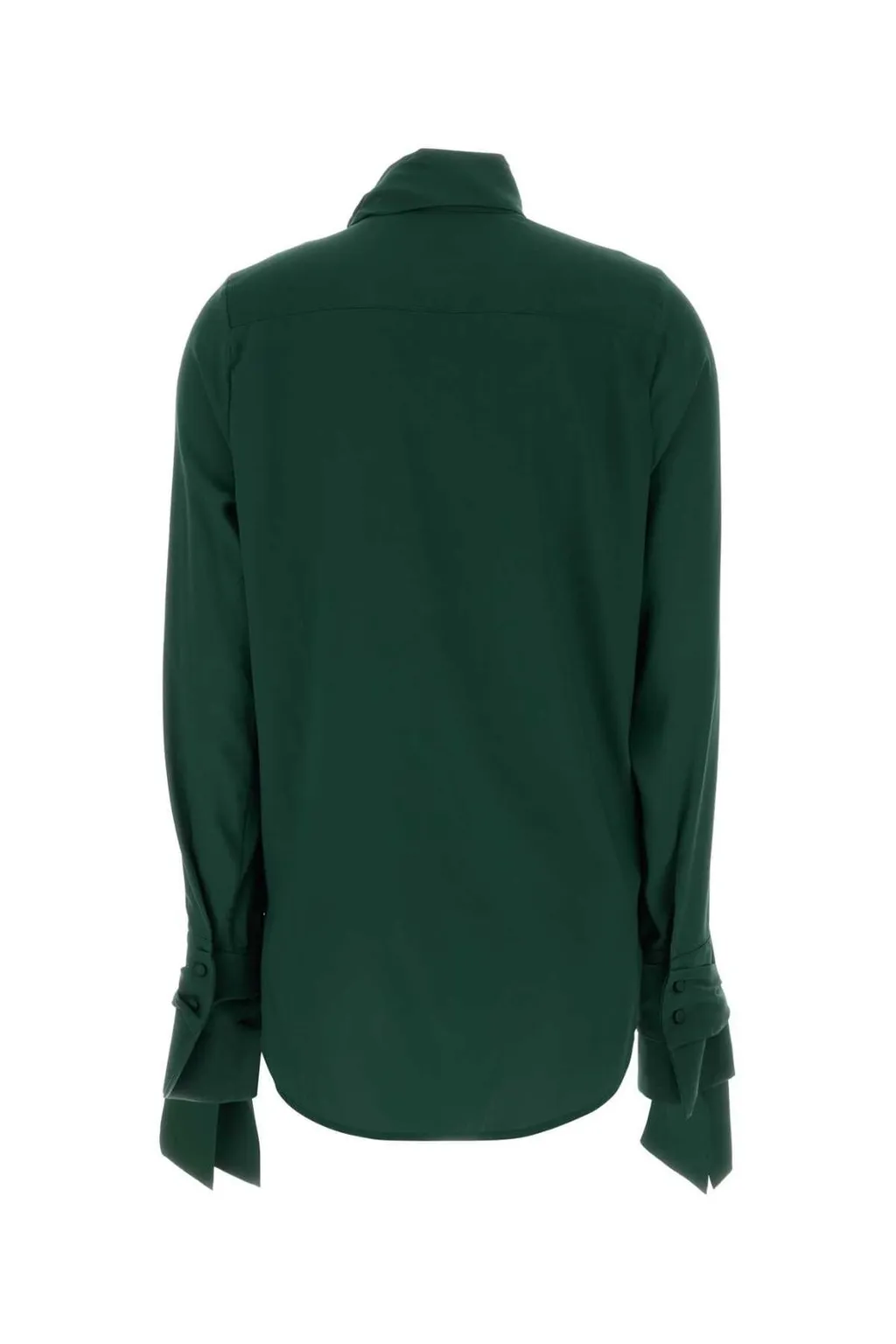 Tie-Neck Long-Sleeved Blouse