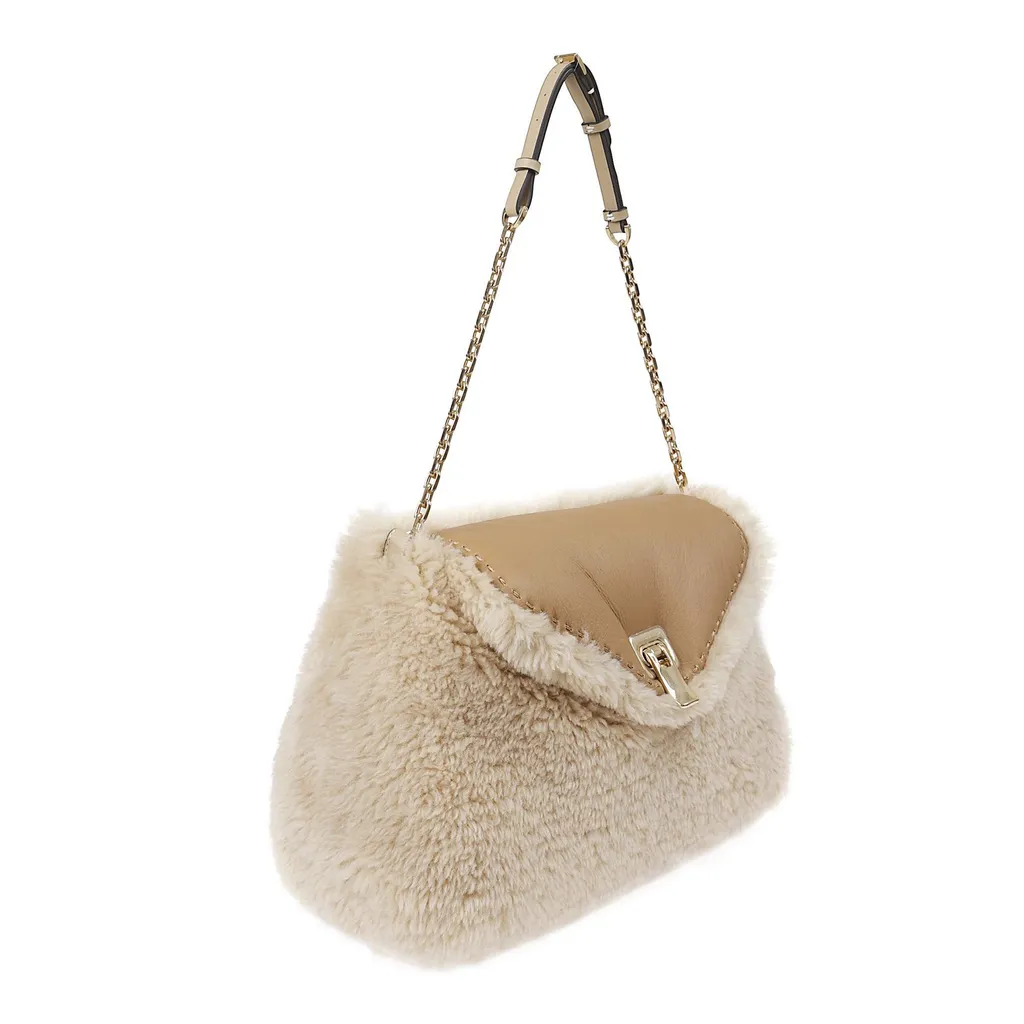 Shearling Shoulder Bag