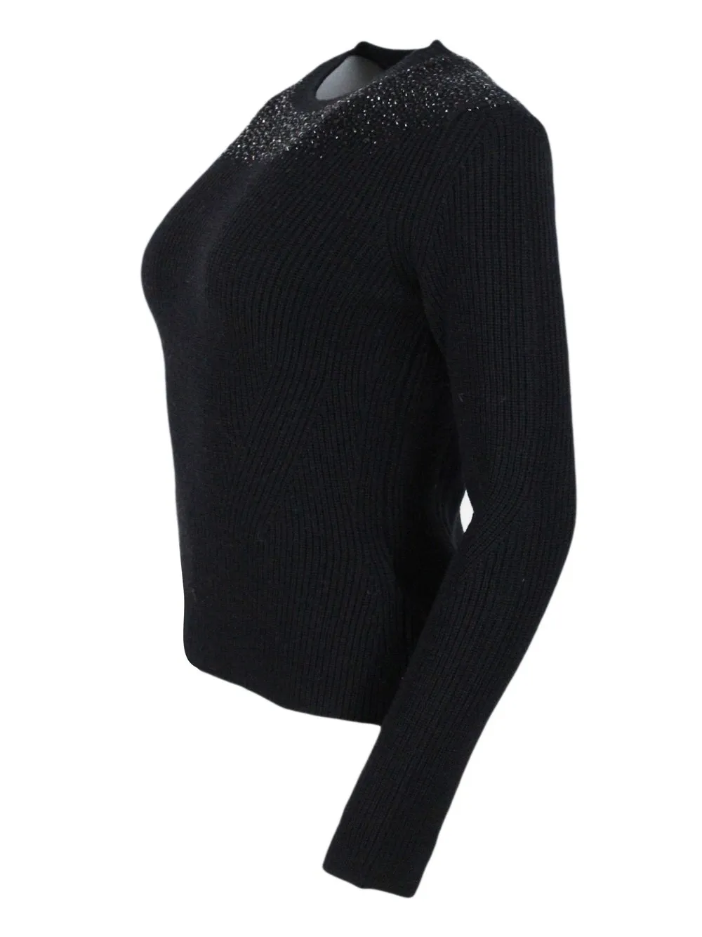 Embellished Crewneck Jumper