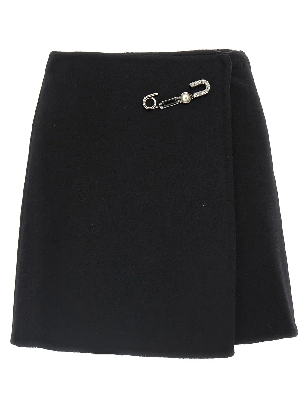 Pin Detailed Mini Skirt