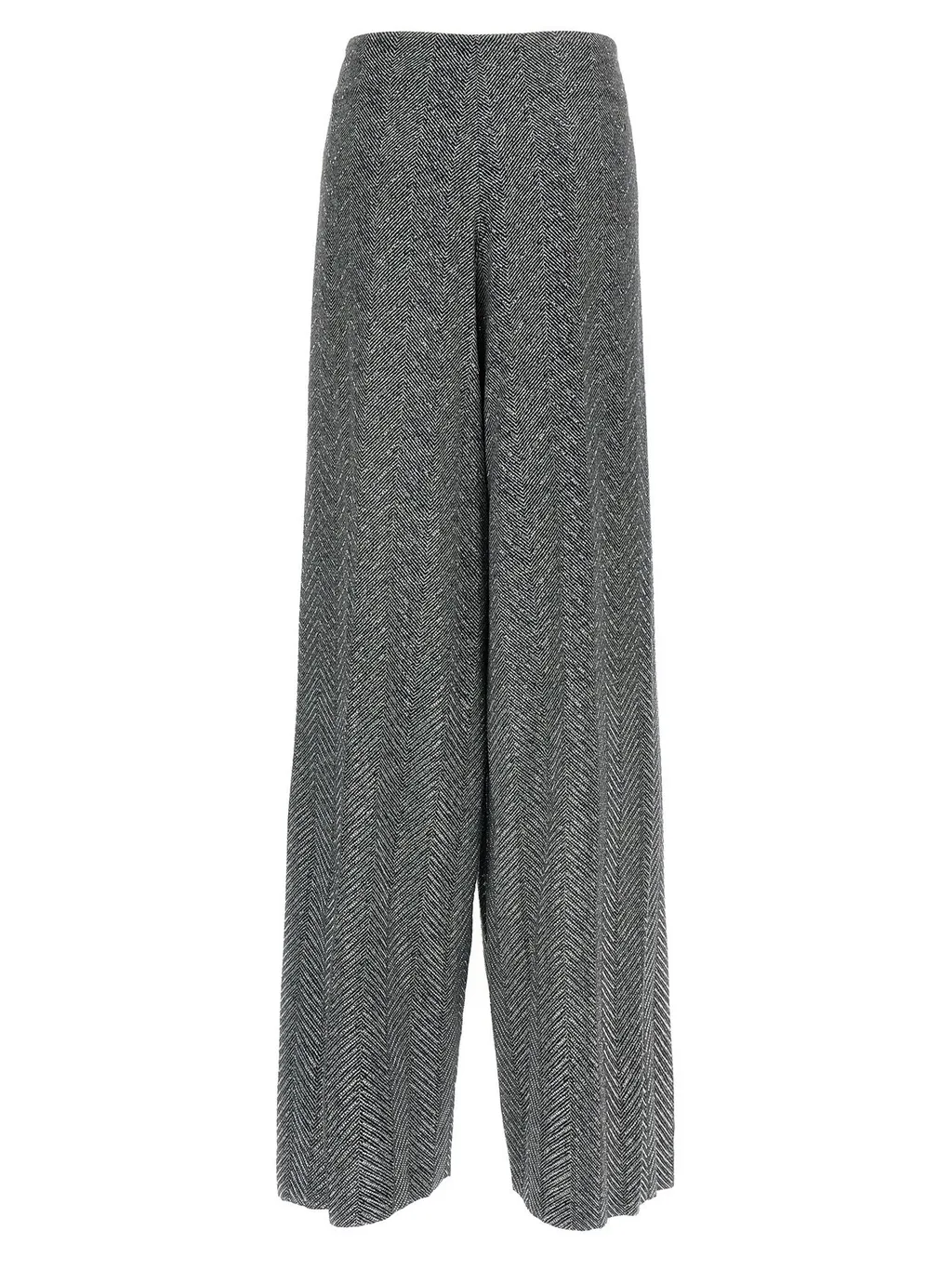 Herringbone Pattern Drawstring Pants