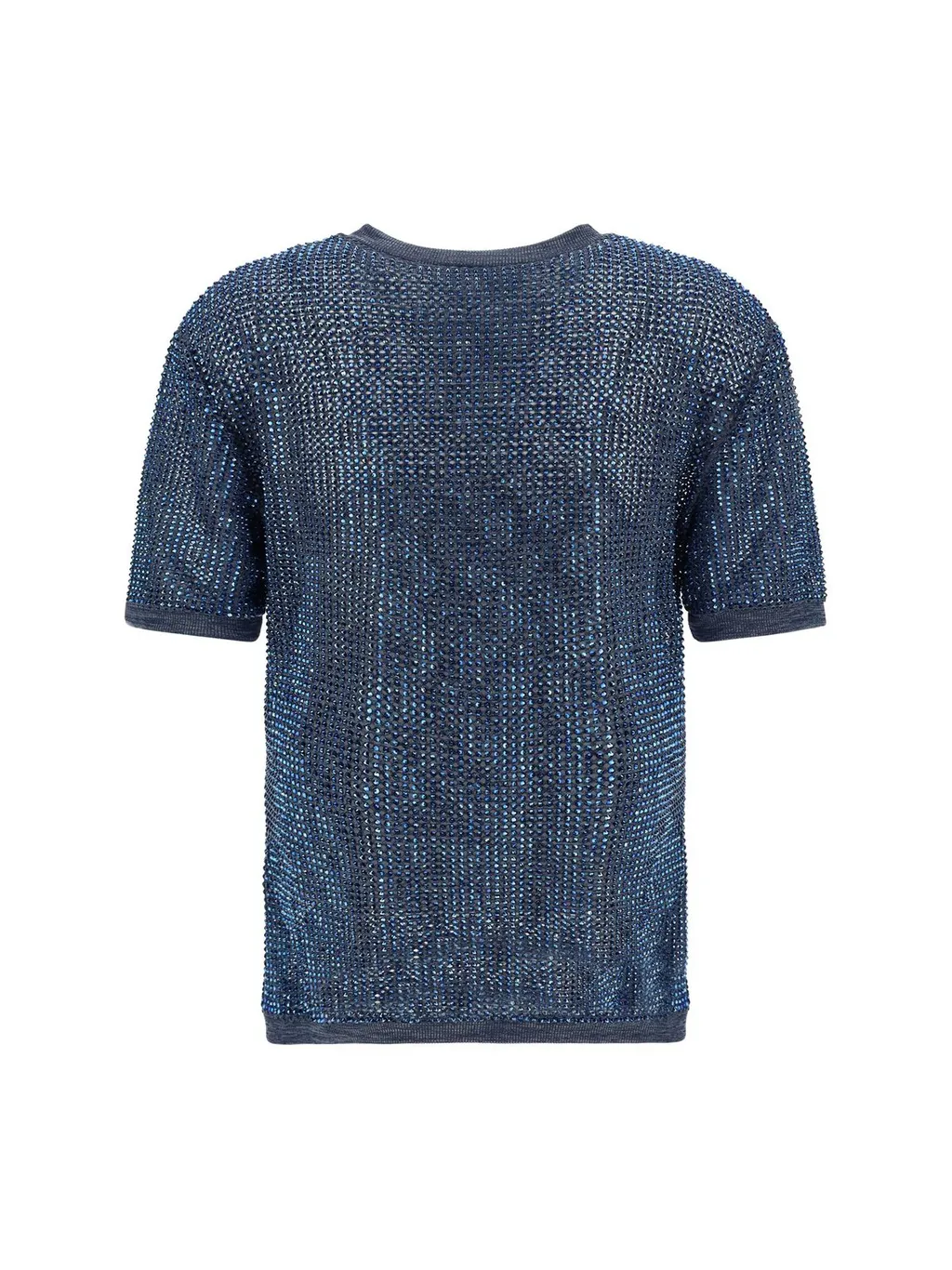 Allover Embellished Crewneck T-Shirt