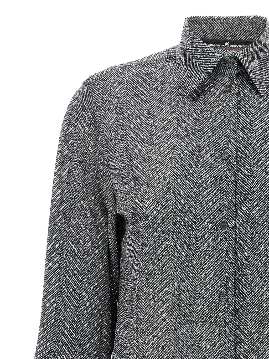 Herringbone Patterned Shirt