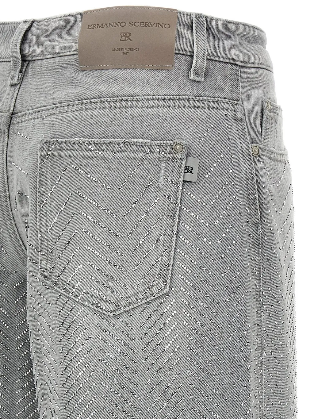 Embellished Wide Leg Jeans