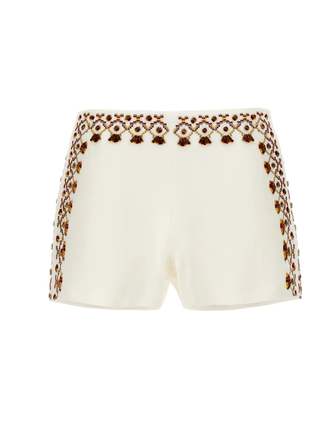 Embroidered Mini Shorts