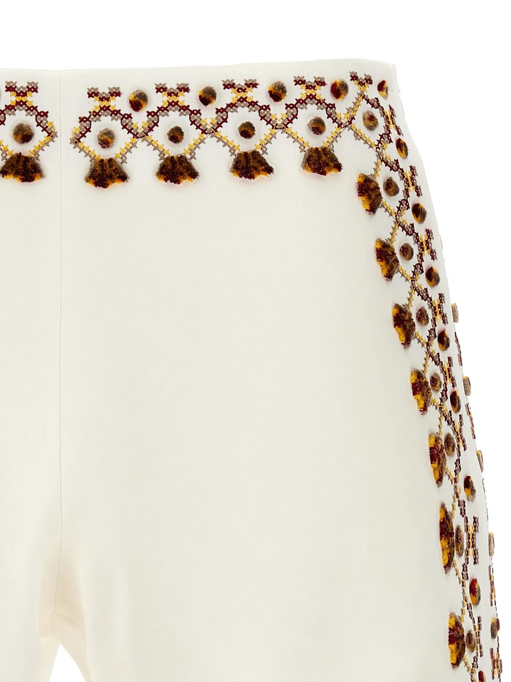 Embroidered Mini Shorts