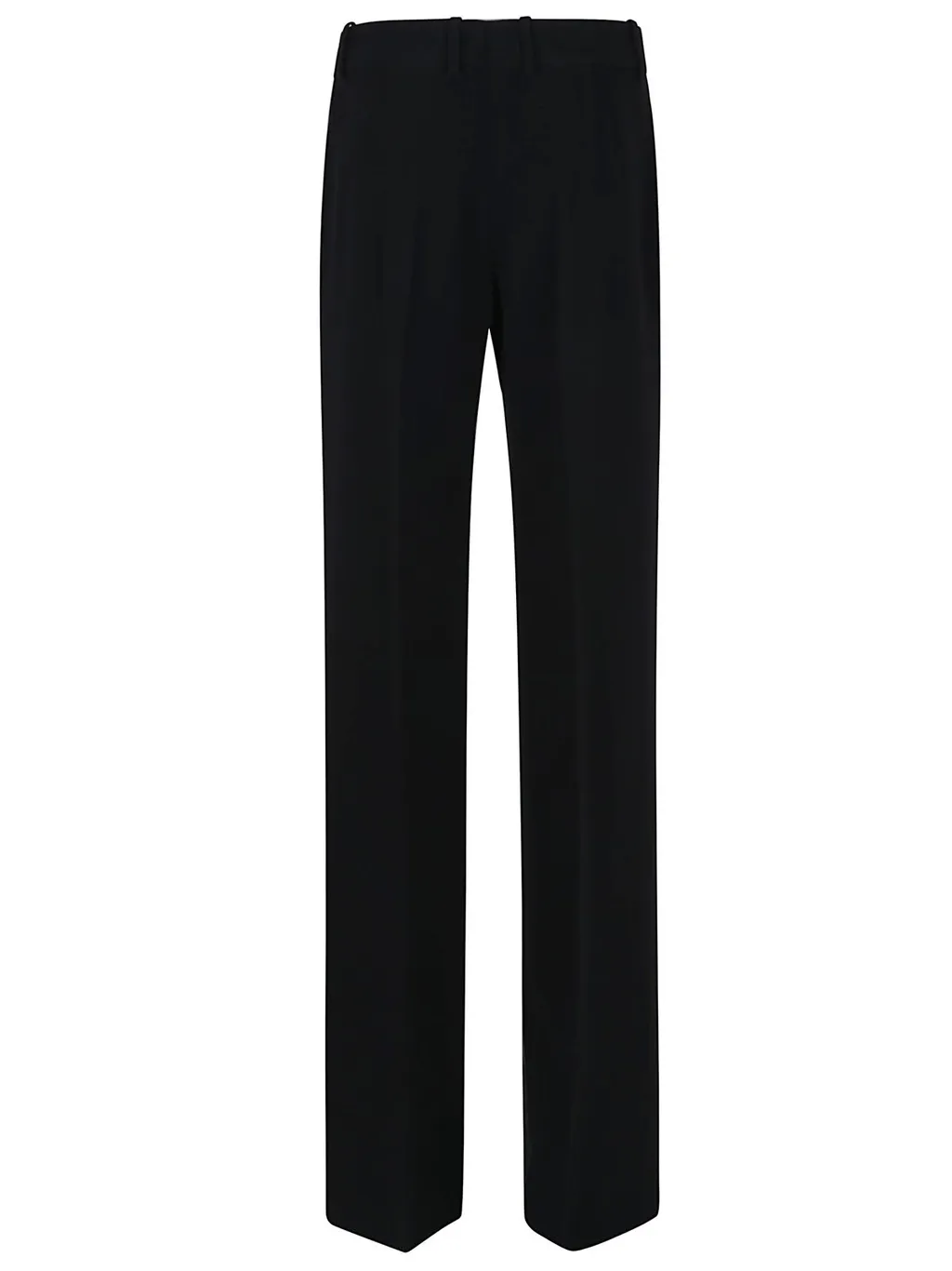 Wide-Leg Crepe Trousers