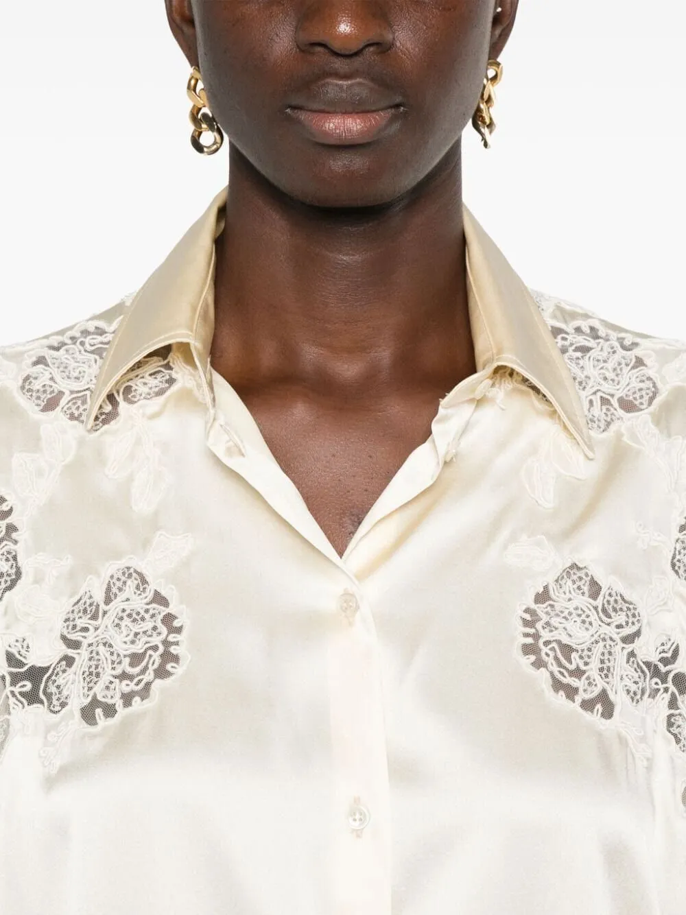 Embroidered Long Sleeve Shirt