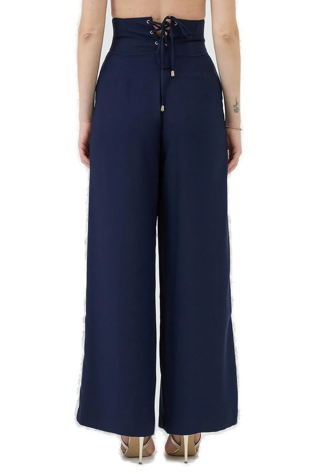 High Waist Wide-Leg Trousers