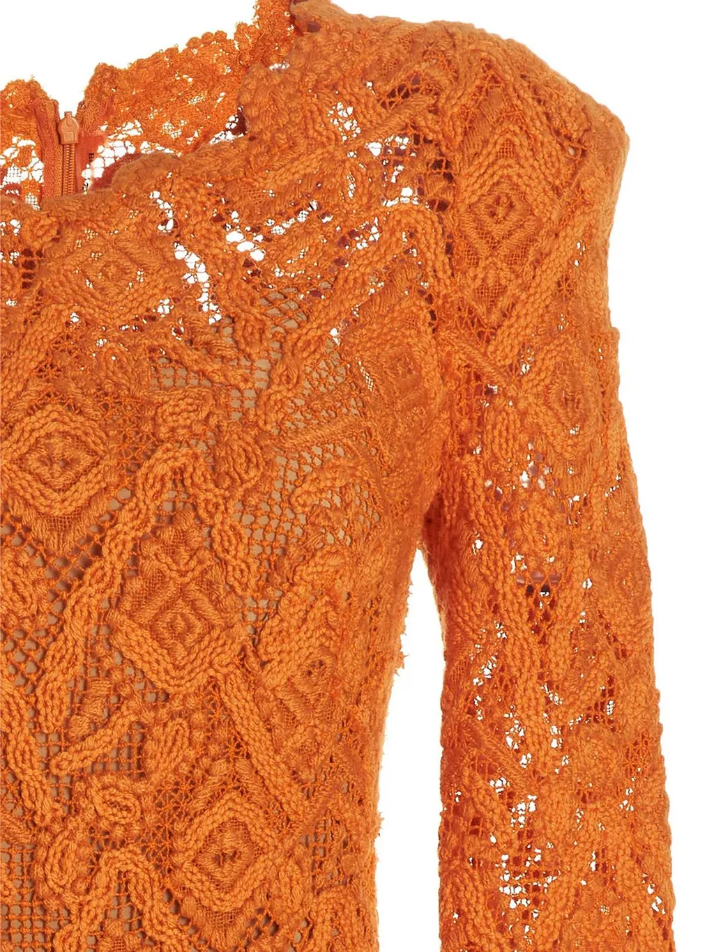 Macrame Lace Midi Dress
