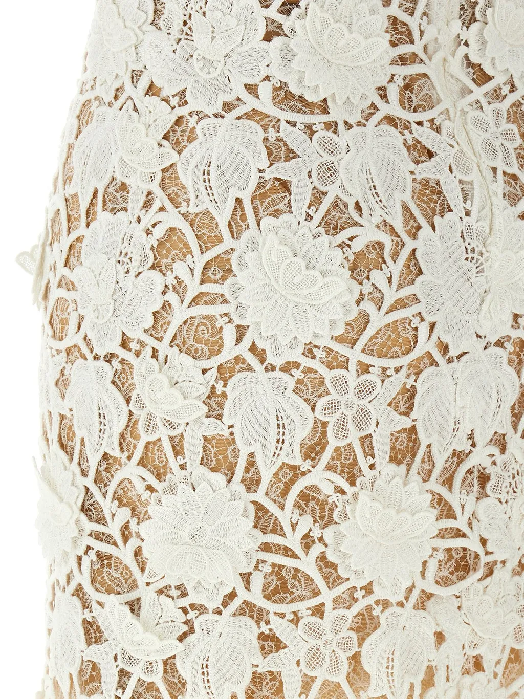 Macrame Lace Sleeveless Midi Dress