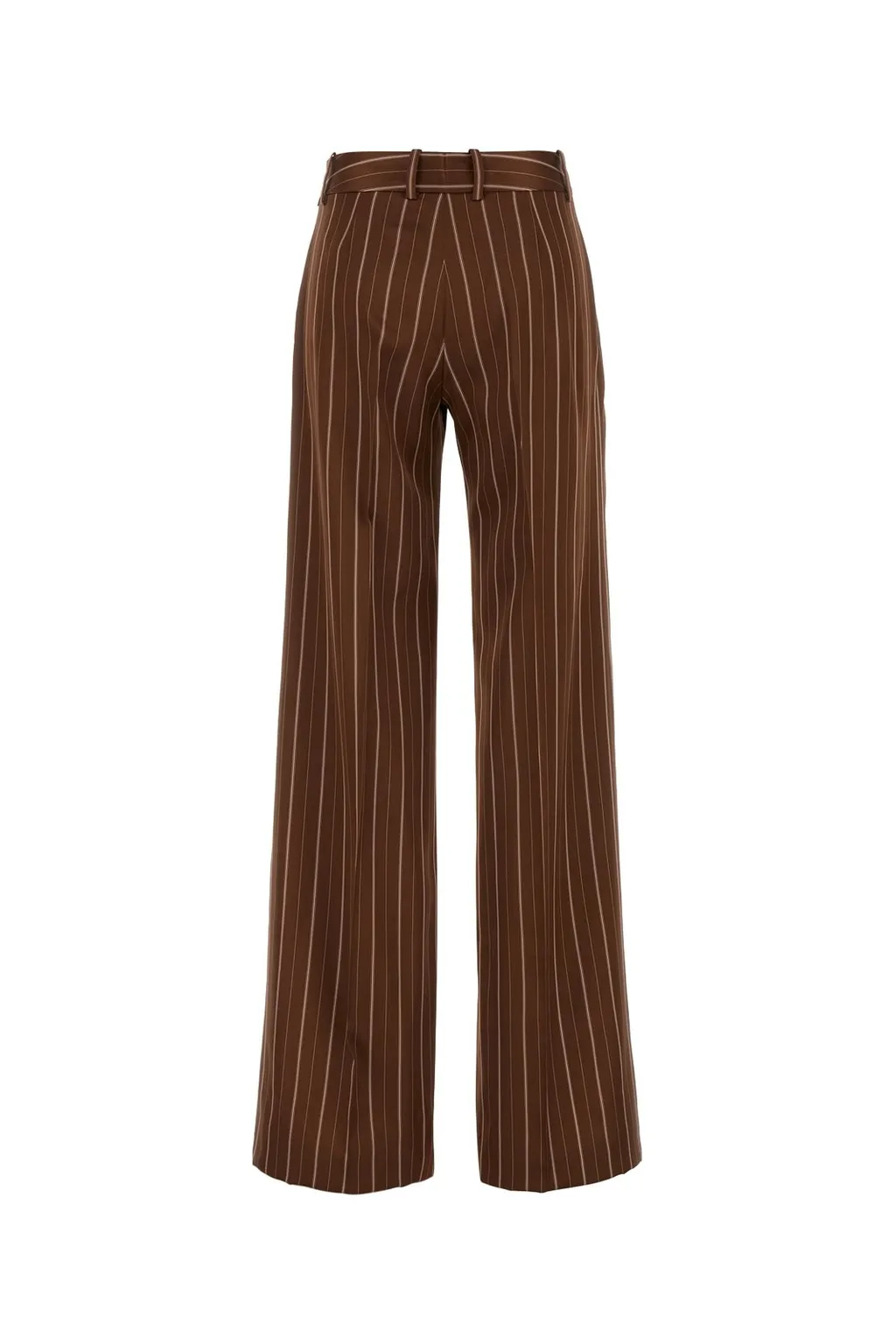Pinstriped Pressed Crease Trousers