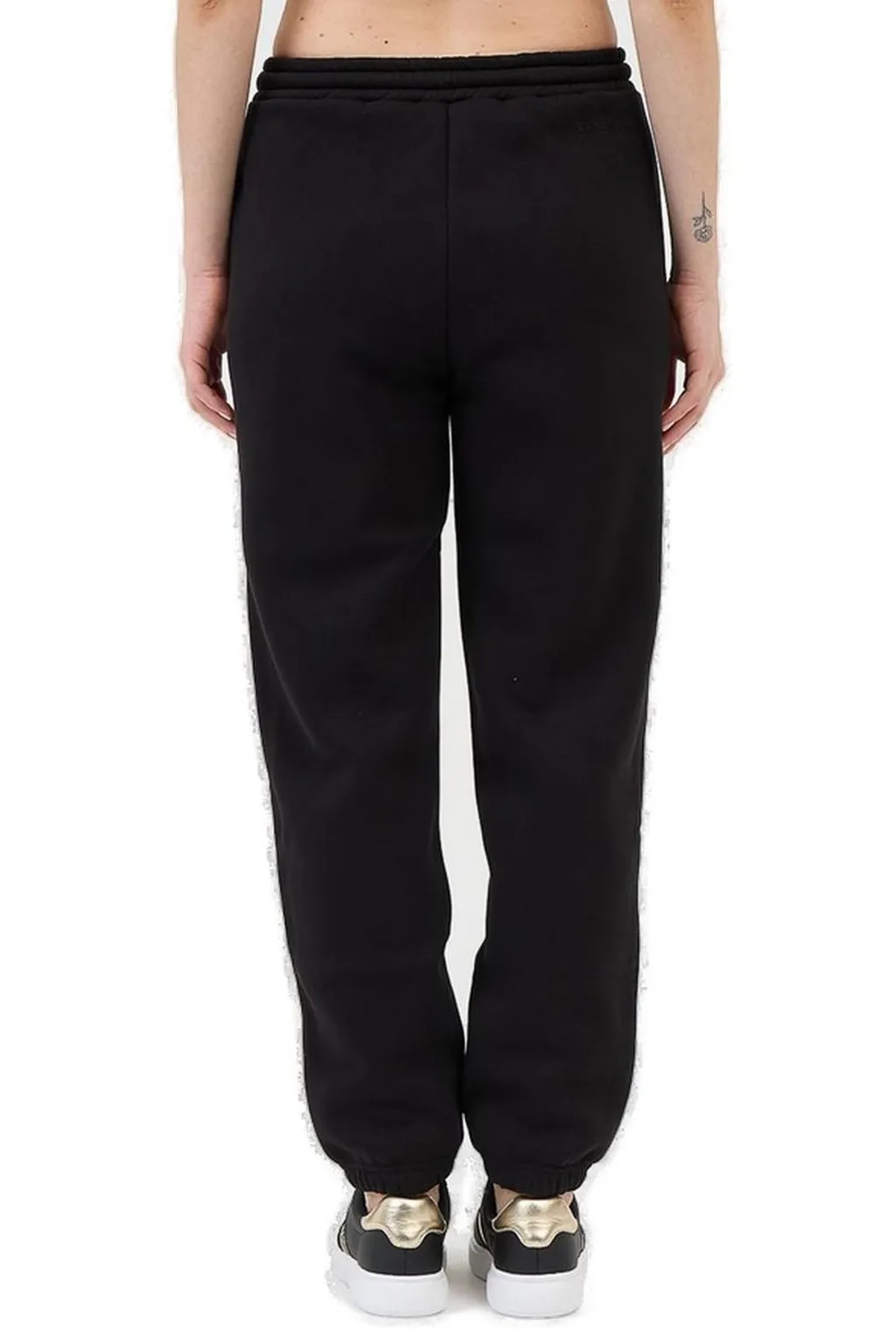 Drawstring Tapered Leg Trousers