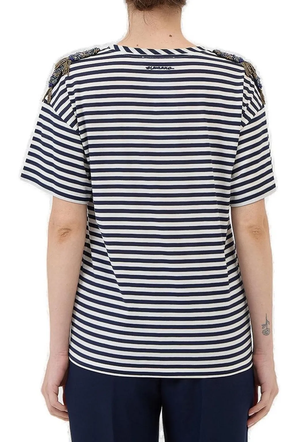 Striped Crewneck T-Shirt