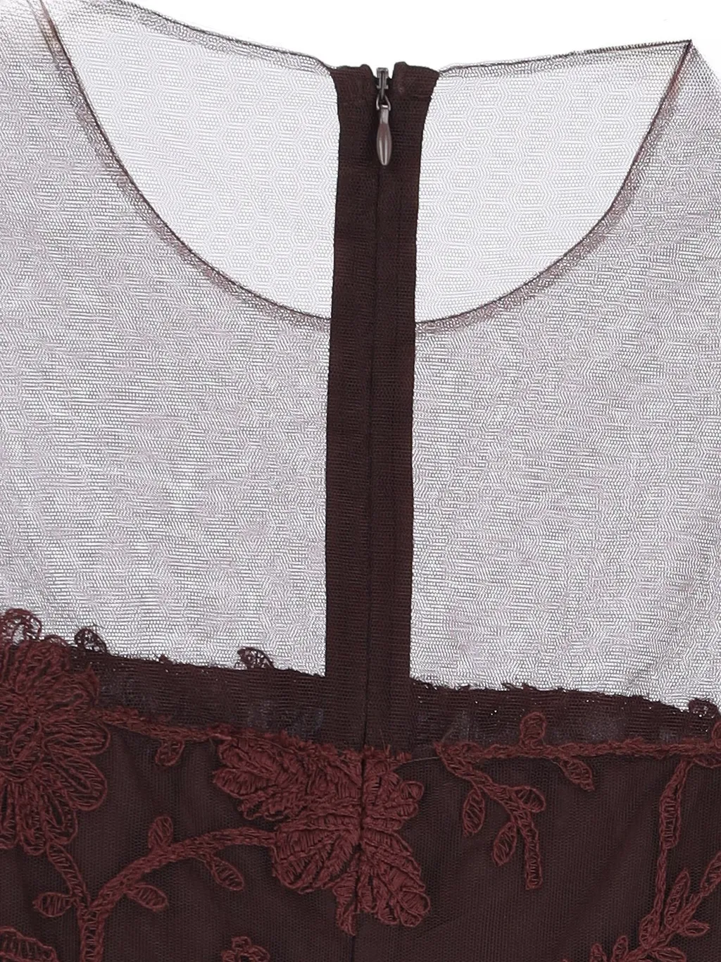 Pizzo Floral-Lace Detailed Midi Dress