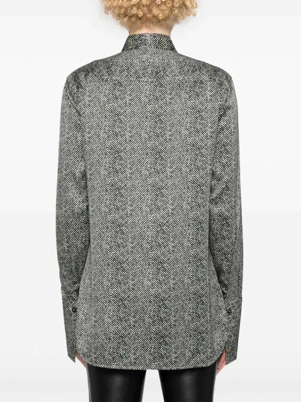 Patterned Long Sleeve Top