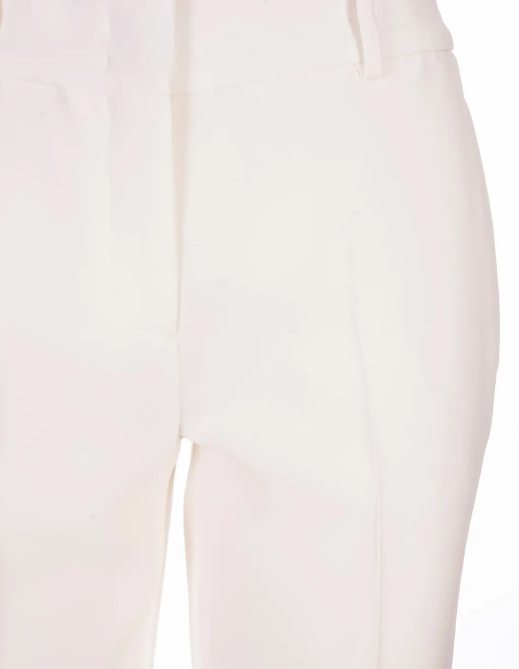 Straight-Leg Mid-Rise Trousers