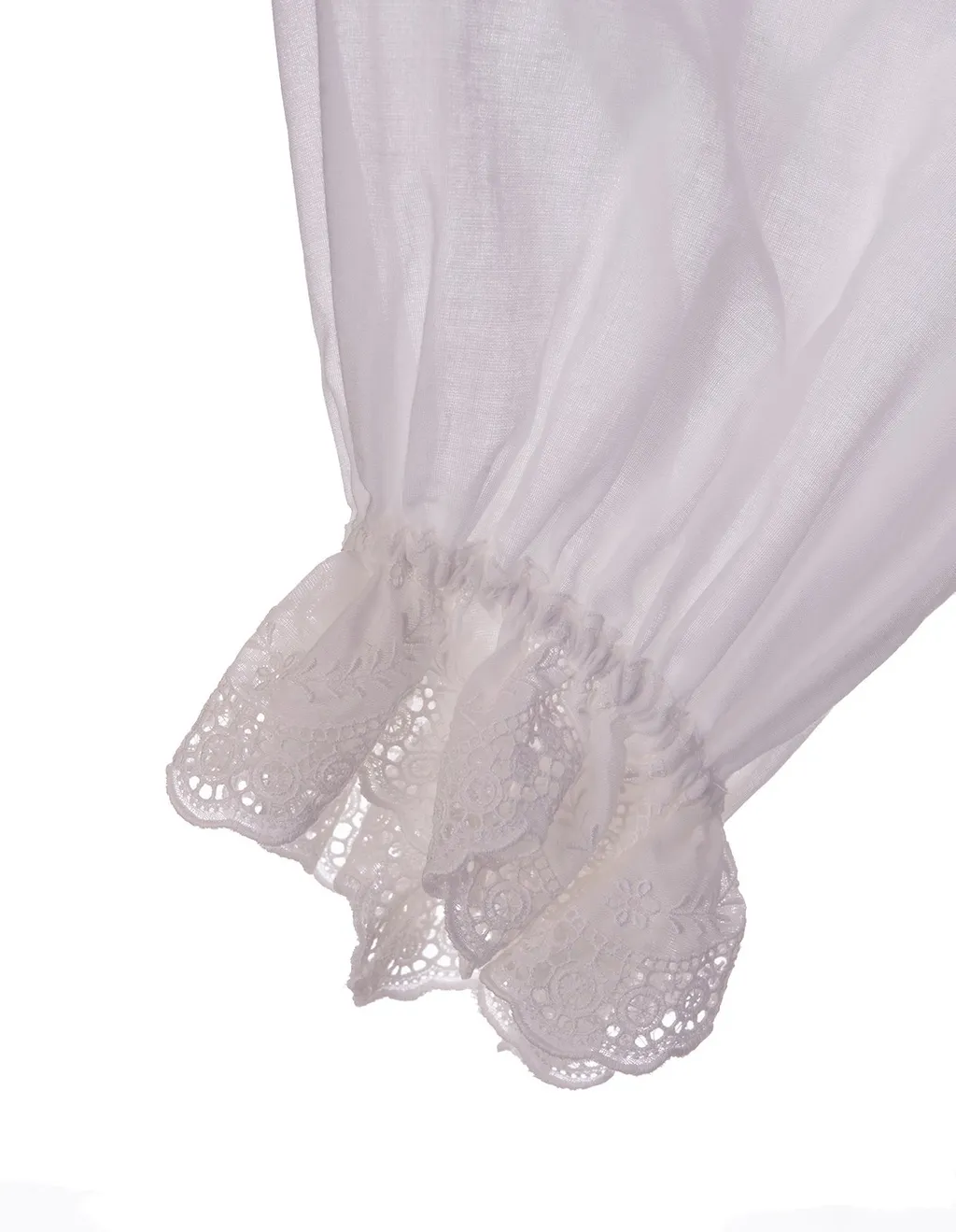 Floral-Embroidered Ruffled Mini Dress