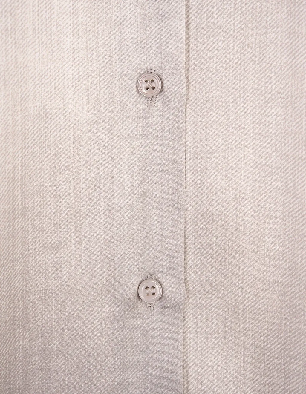 Weave Printed Curved Hem Shirt