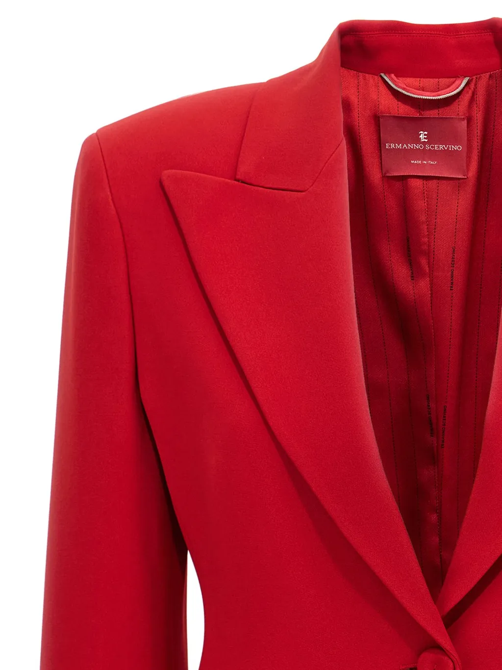 Single-Breasted Cady Sculpture Jacket