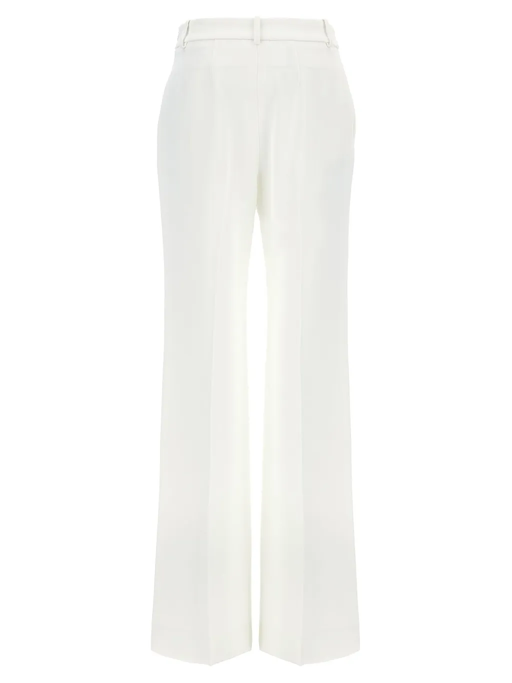 High-Waist Flared Trousers