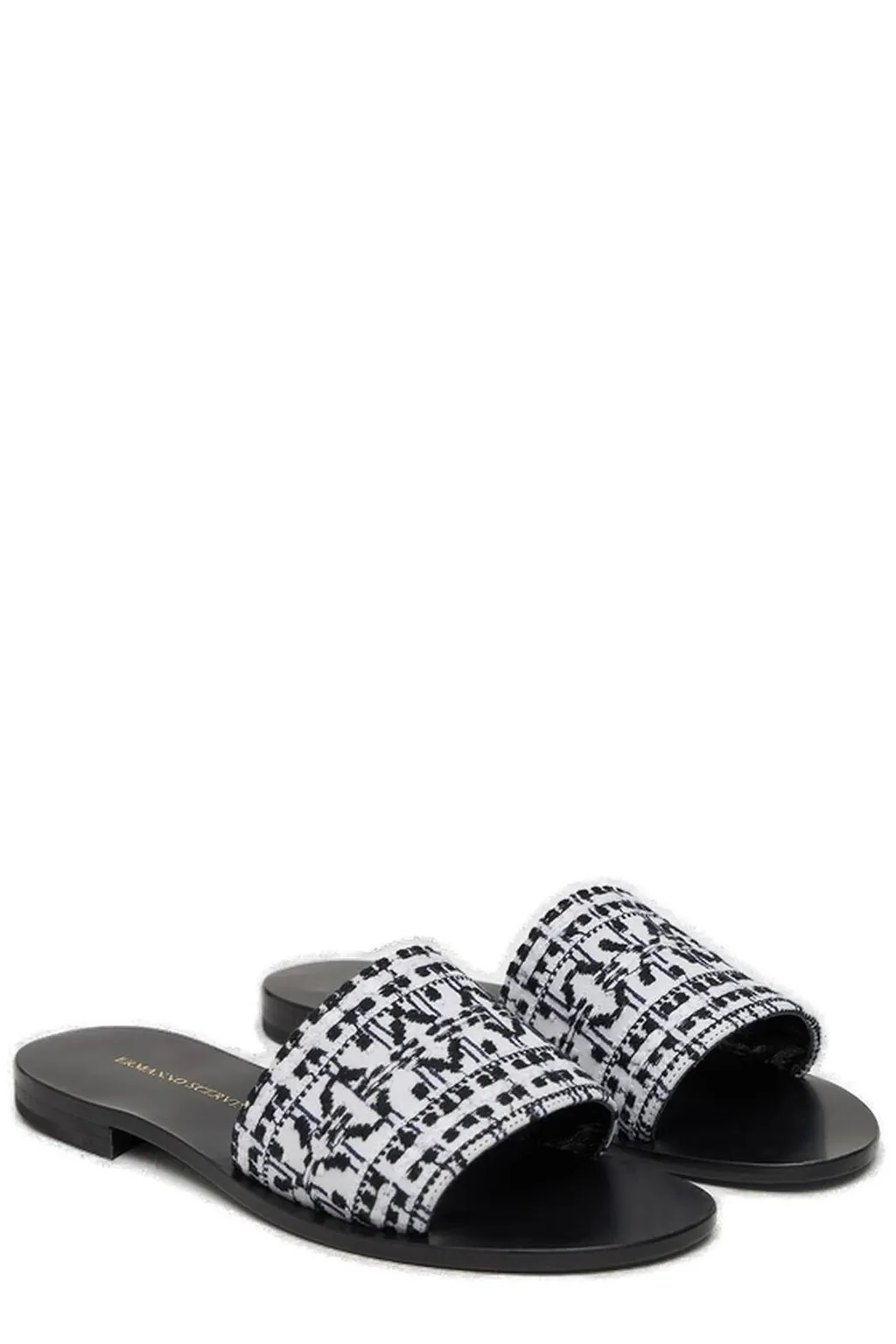 Embroidered Band Sandals