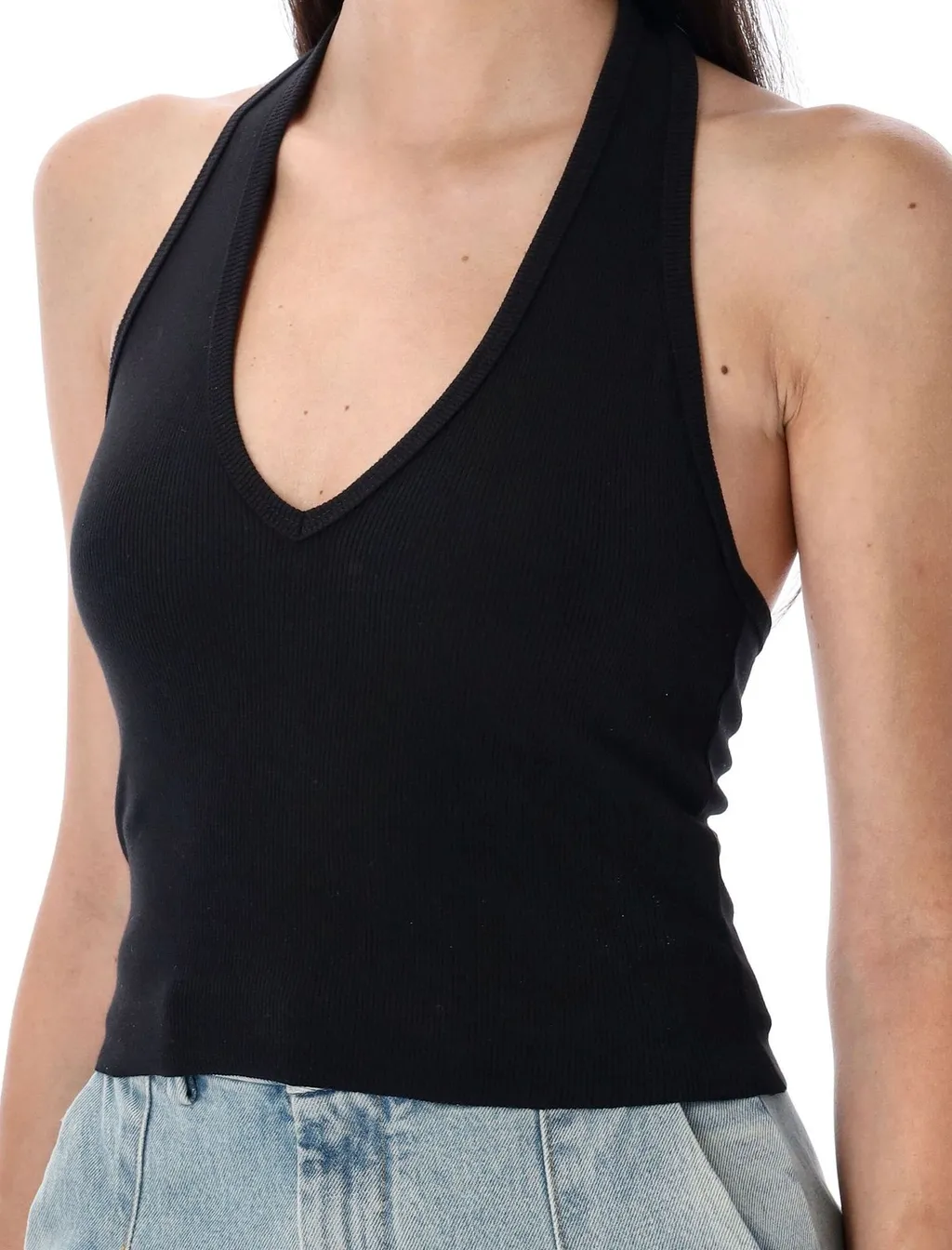 Ribbed Halter Top