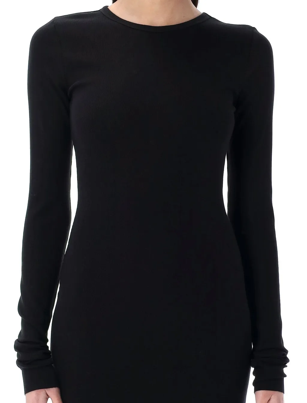 Long Sleeve Crewneck Short Dress