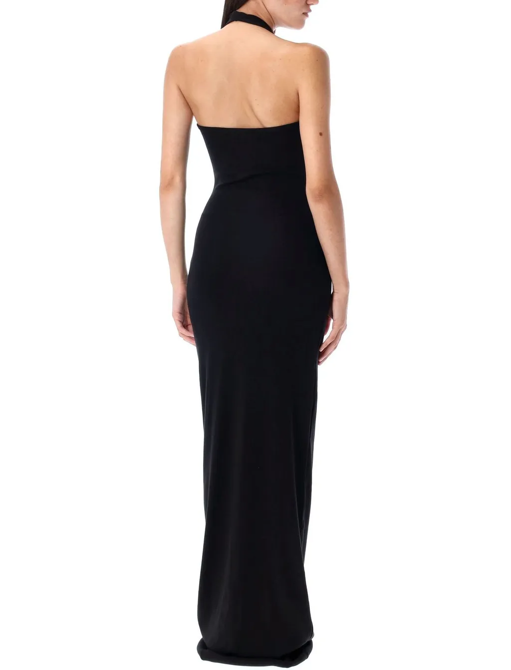 Ribbed Halter Maxi Dress