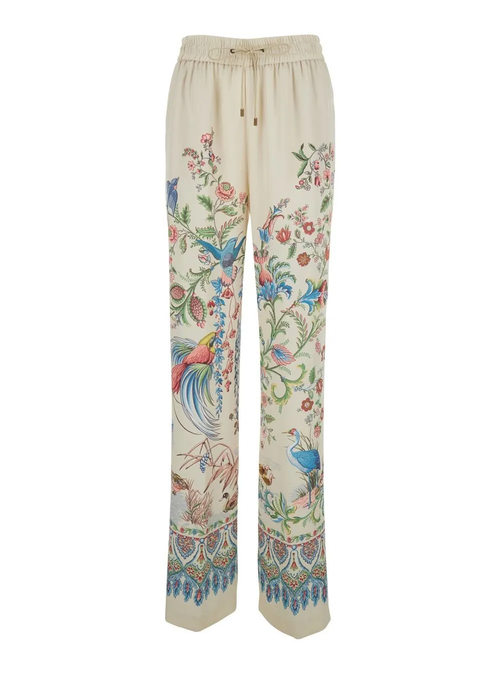 Floral Printed Drawstring Pants