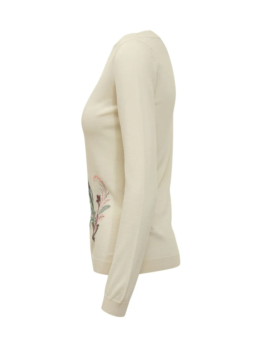 Floral Motif Knitted Jumper