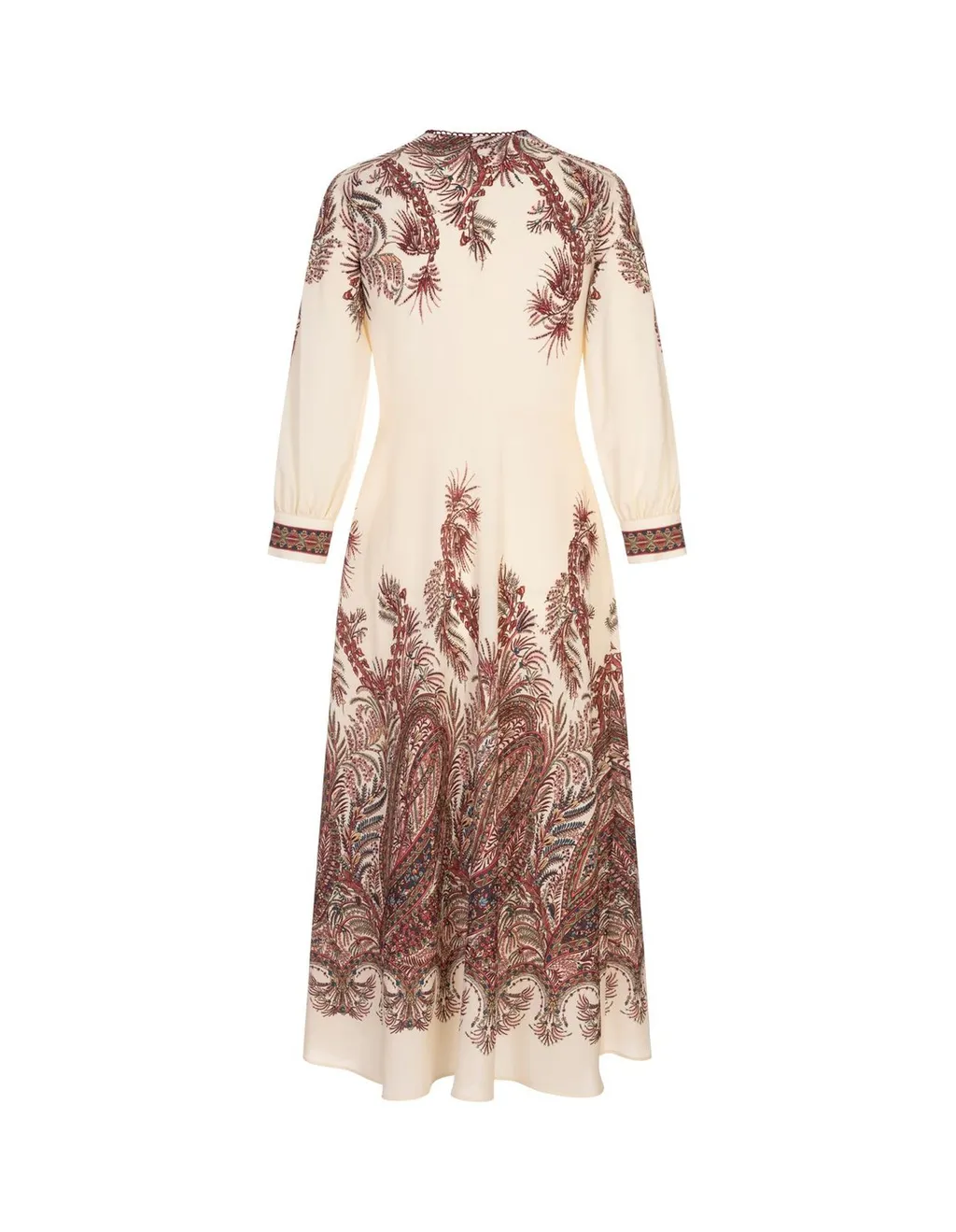 Placed Printed Sable Dress