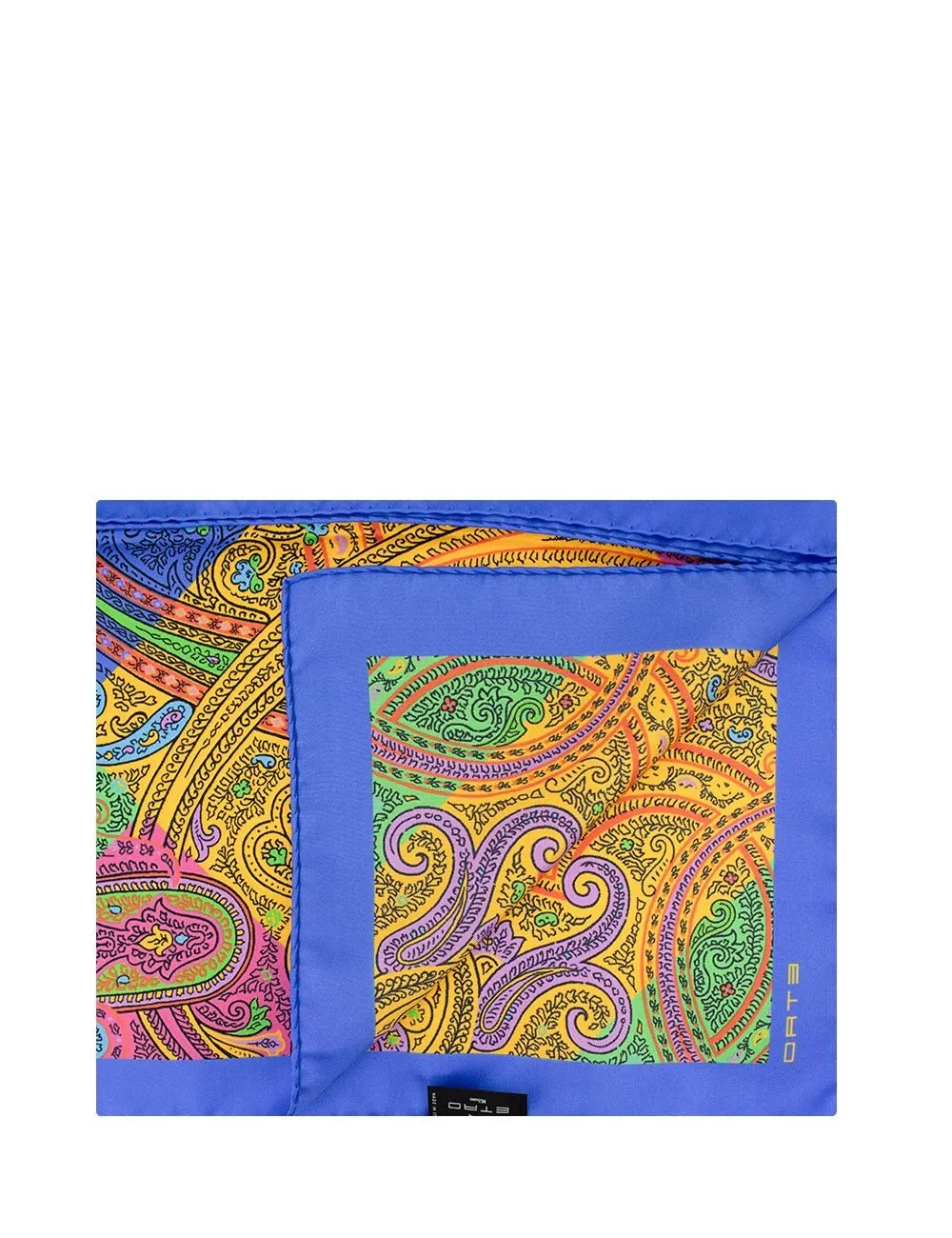 Geometric Paisley Motif Scarf