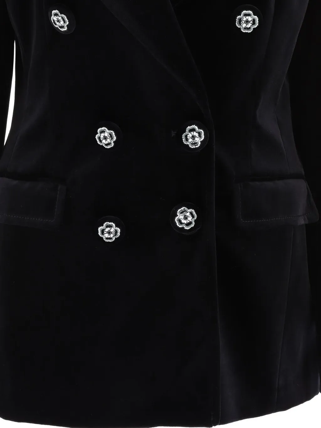 Double Breasted Velvet Jacket