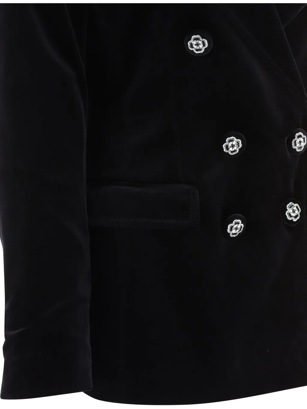 Double Breasted Velvet Jacket