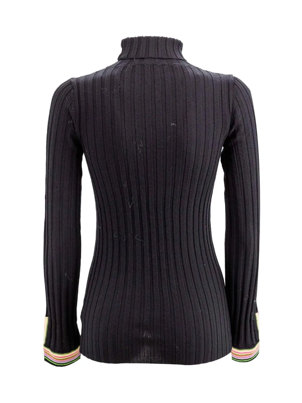 Polo Neck Ribbed Jumper