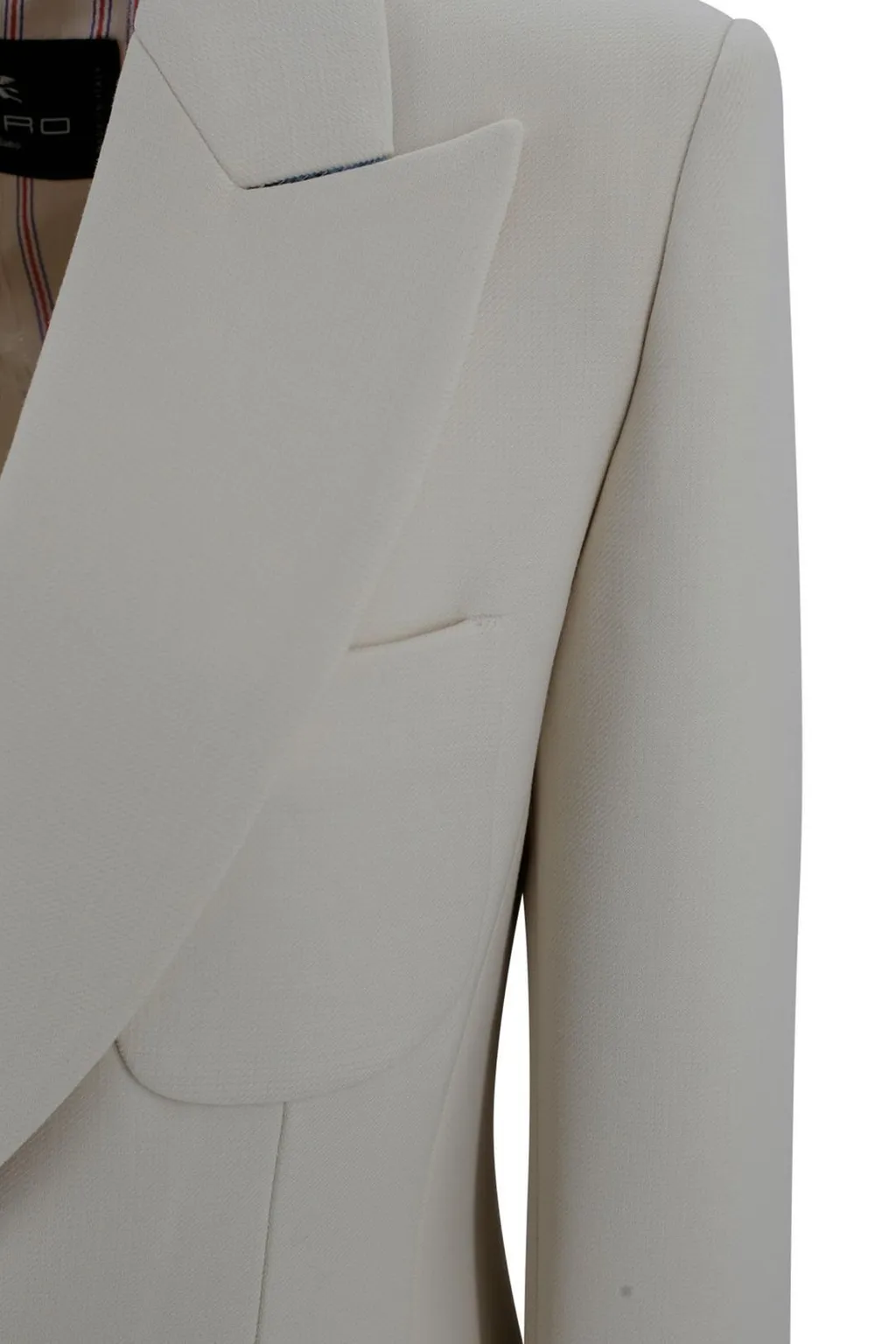 Floral-Embroidered Single-Breasted Blazer