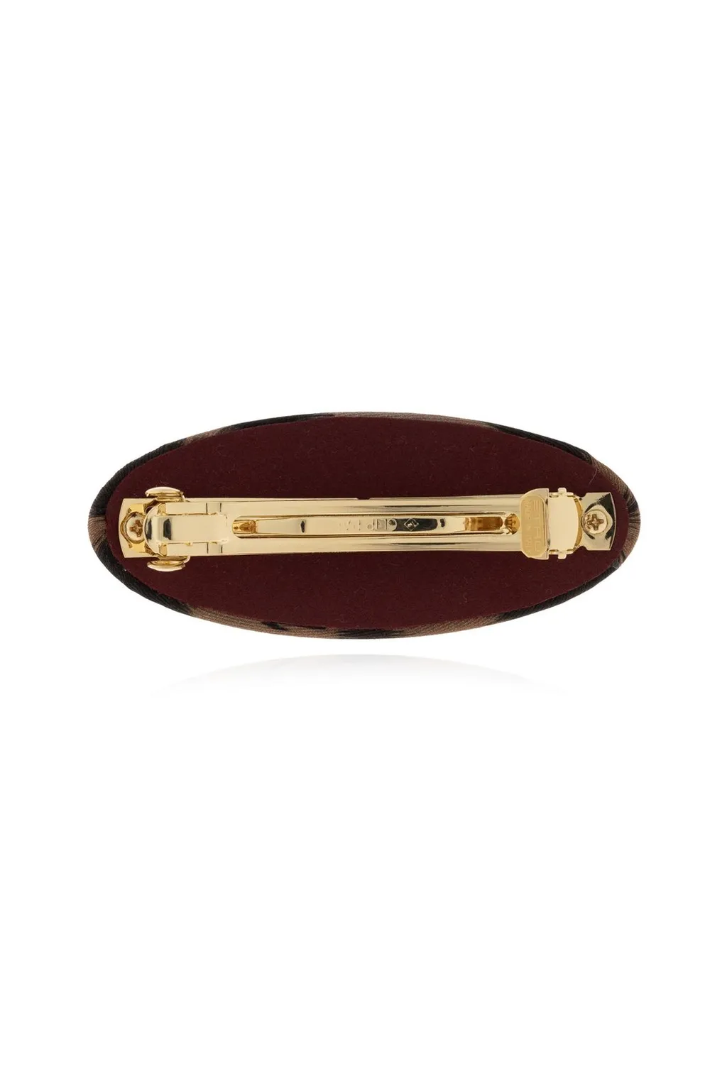 Logo Plaque Hair Clip