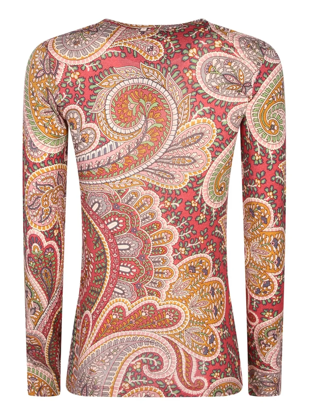 Paisley Printed Long-Sleeved Top