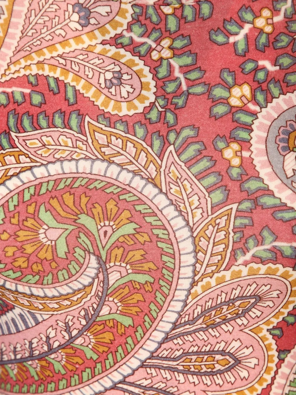 Paisley Printed Long-Sleeved Top