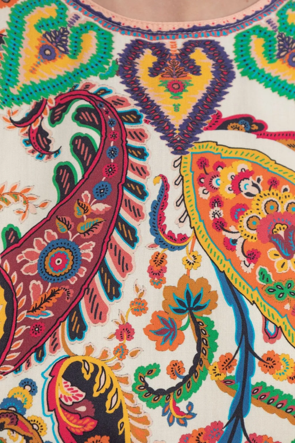 Paisley Printed Sleeveless Maxi Dress